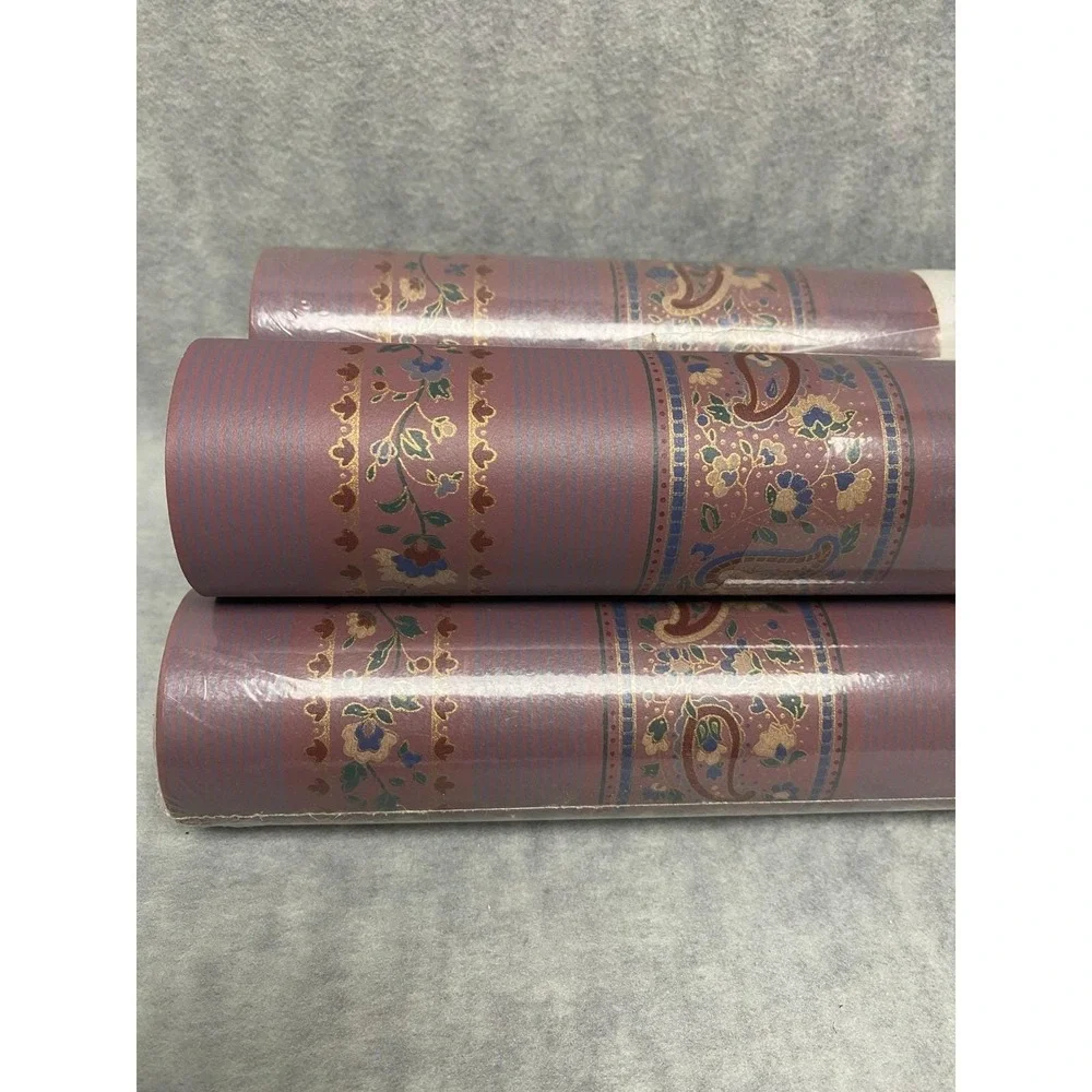 York Vintage 5 Rolls Three Sisters Studio Wallpaper LS 2584‎ R4 Paisley Floral